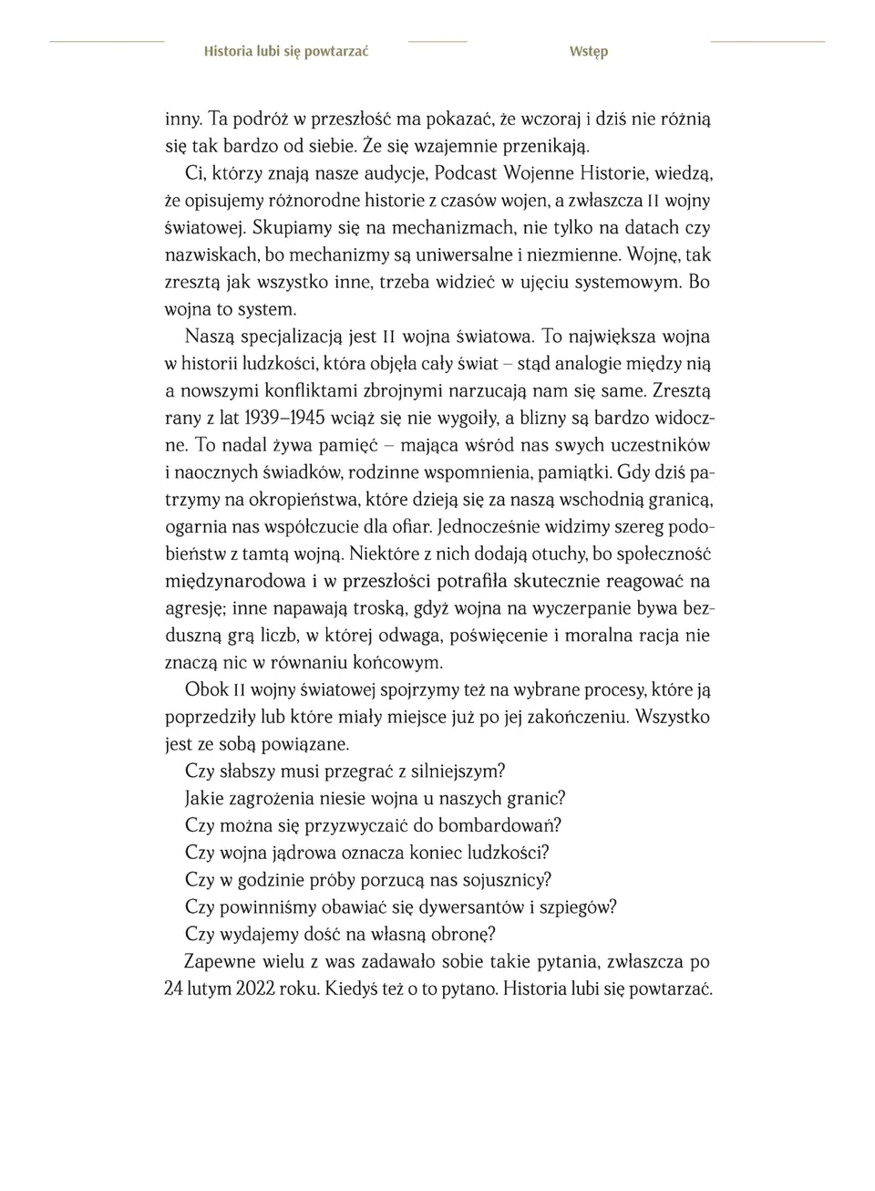 Historia lubi się powtarzać