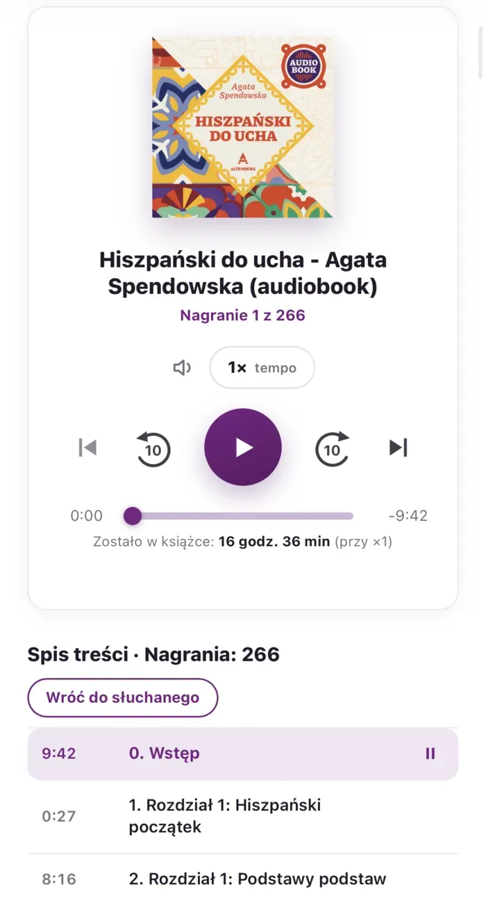 Hiszpański do ucha