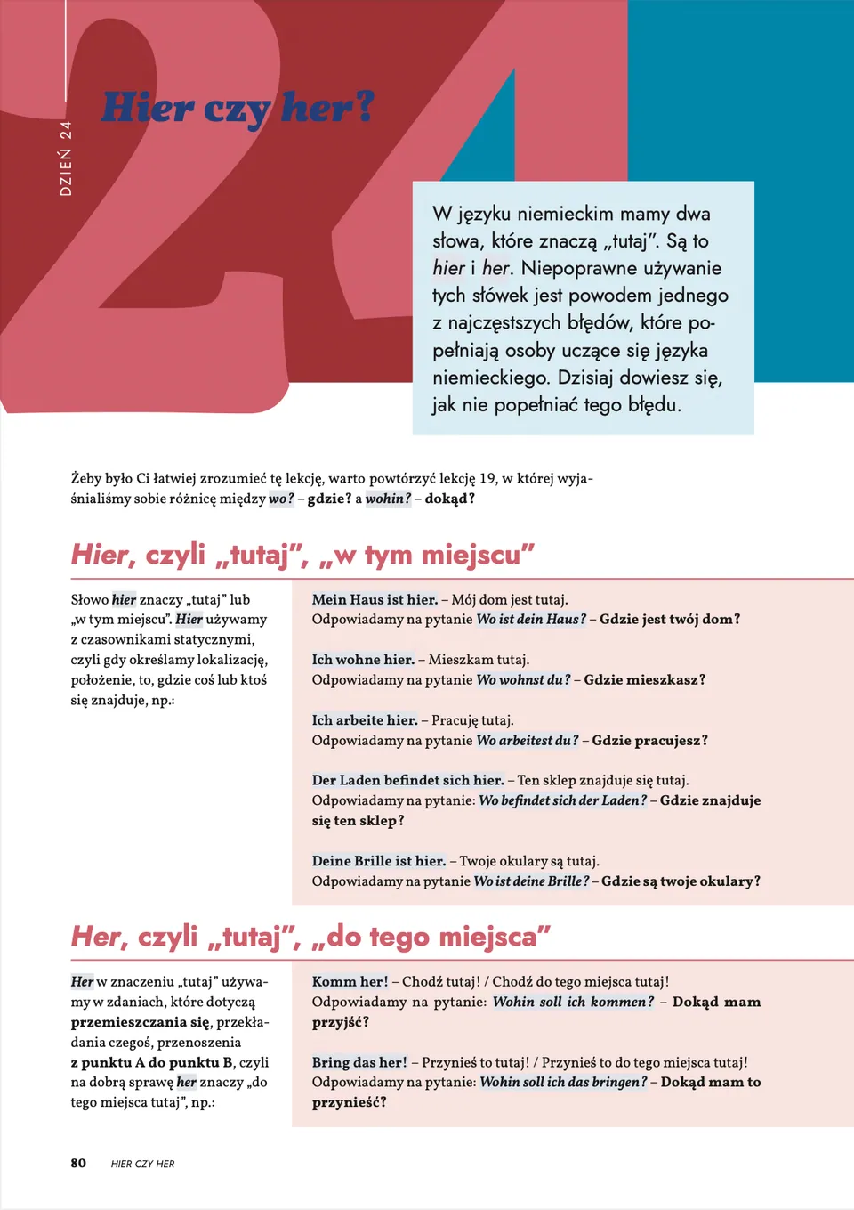 Odczaruj niemiecki w 100 dni