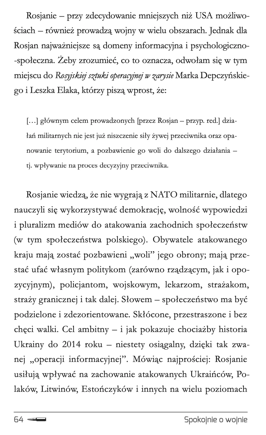 Spokojnie o wojnie