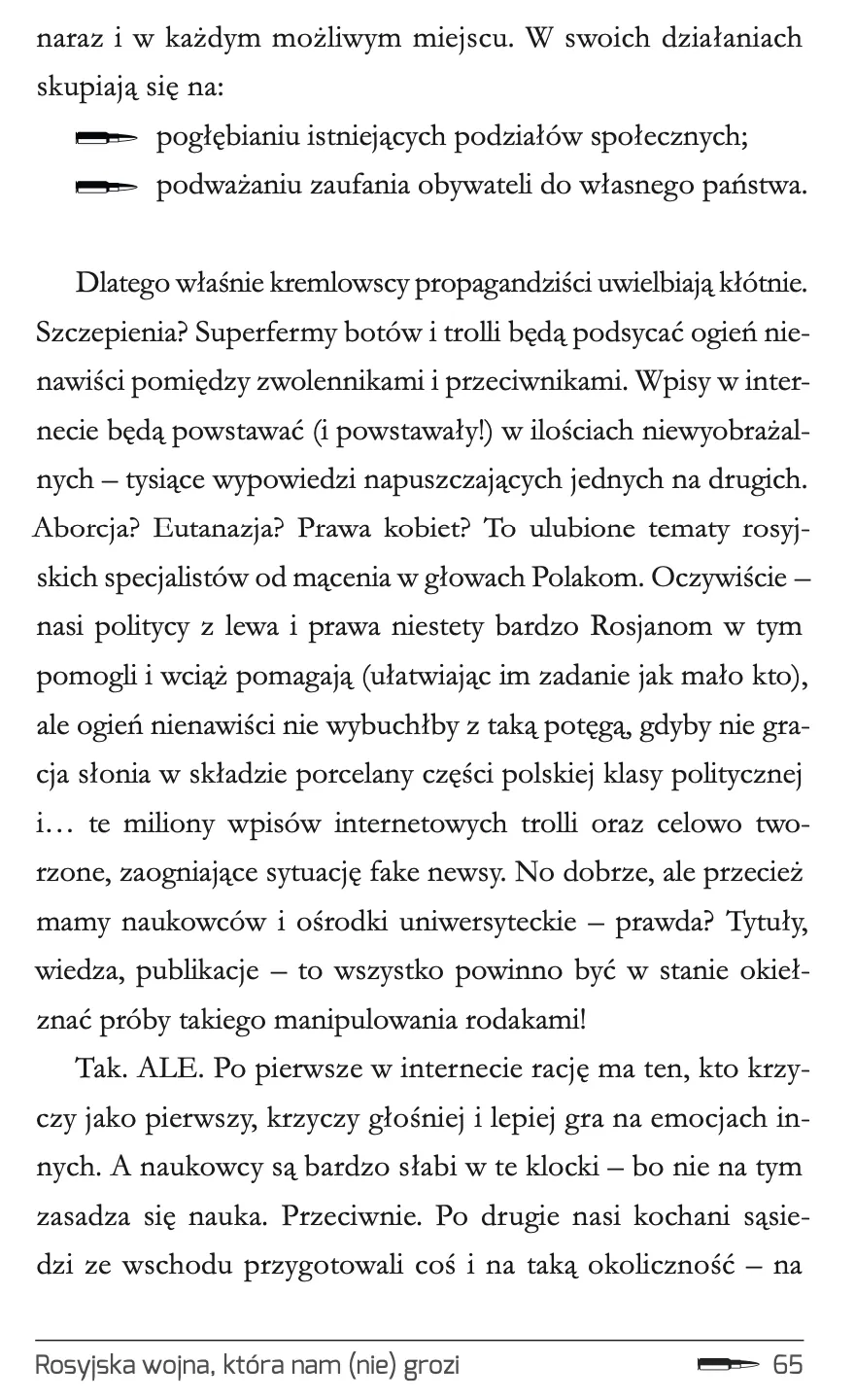 Spokojnie o wojnie