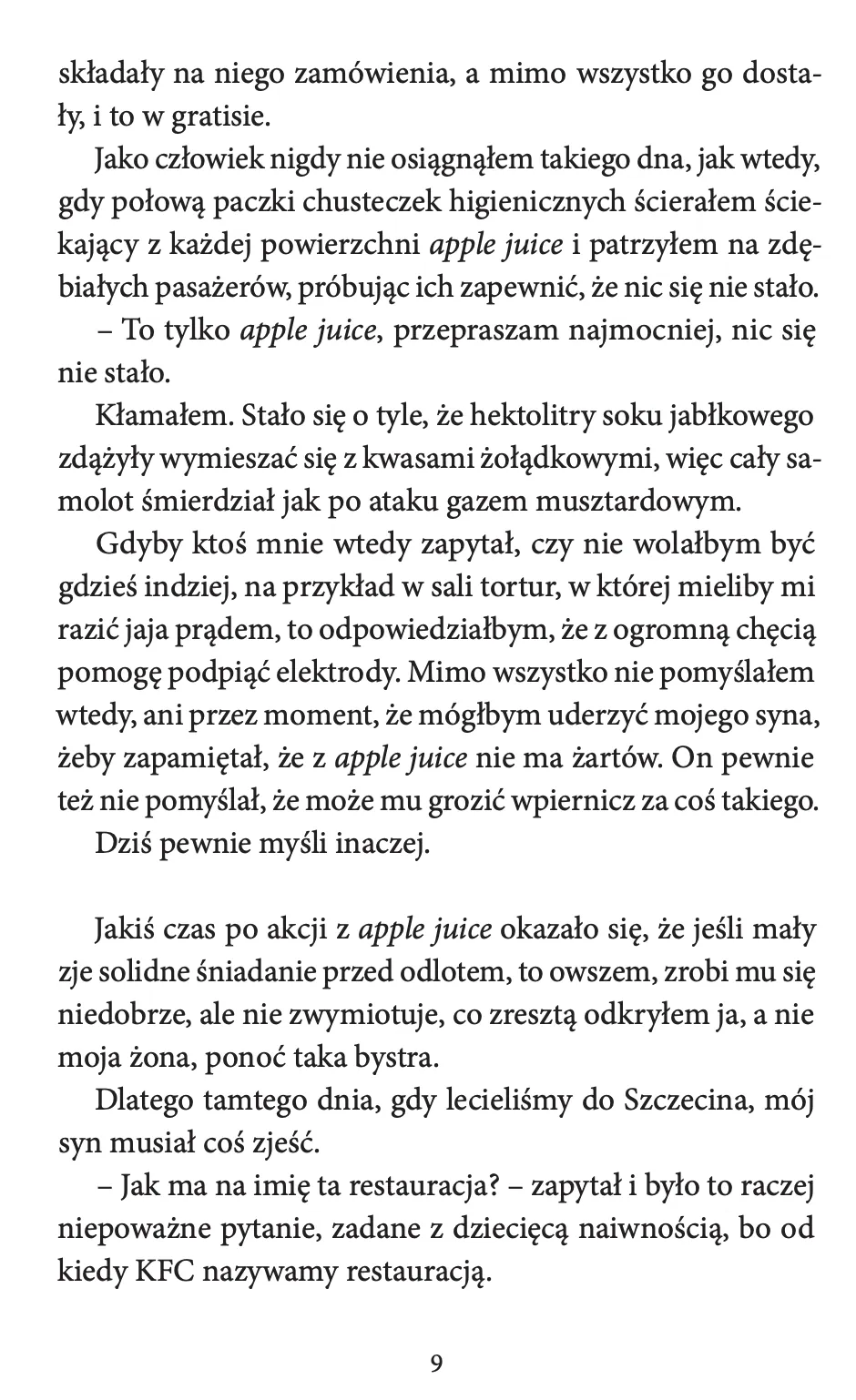 Mężczyzna, który uderzy dziecko