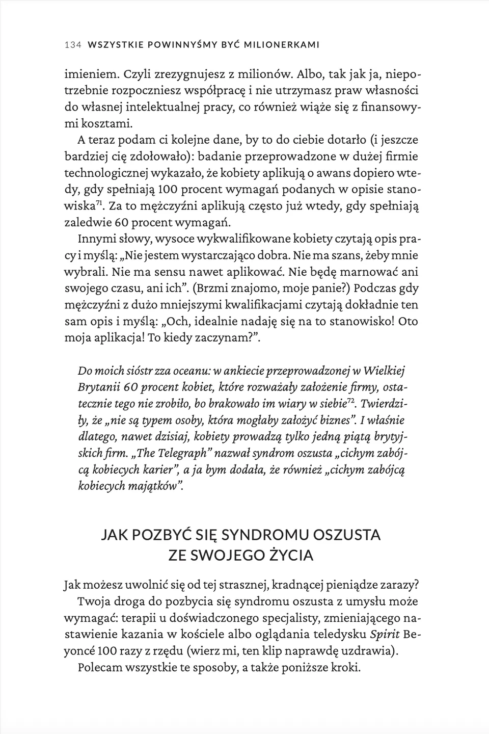 Wszystkie powinnyśmy być milionerkami