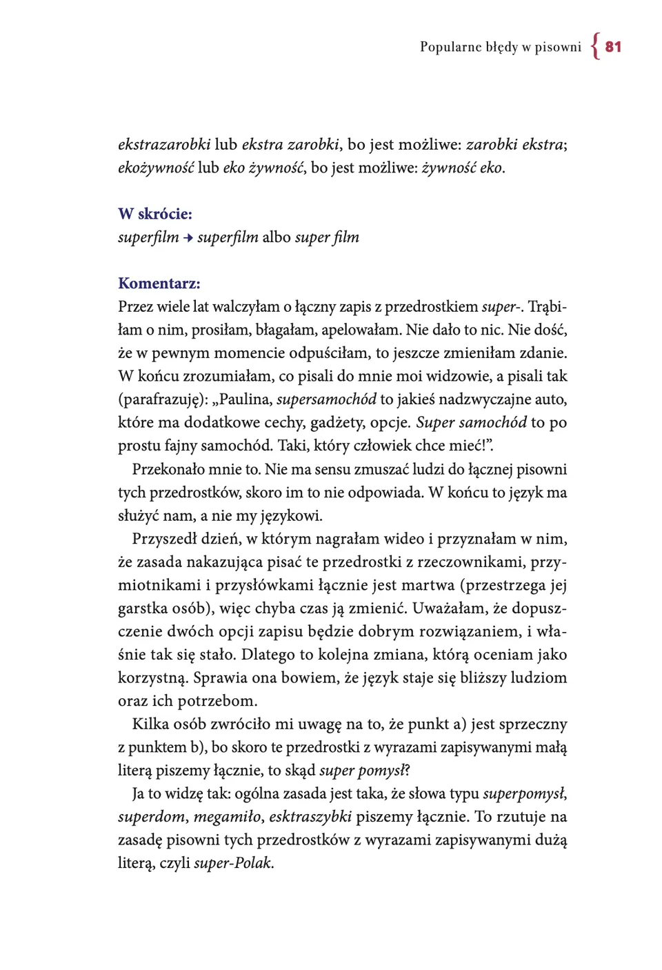 Prosty poradnik językowy