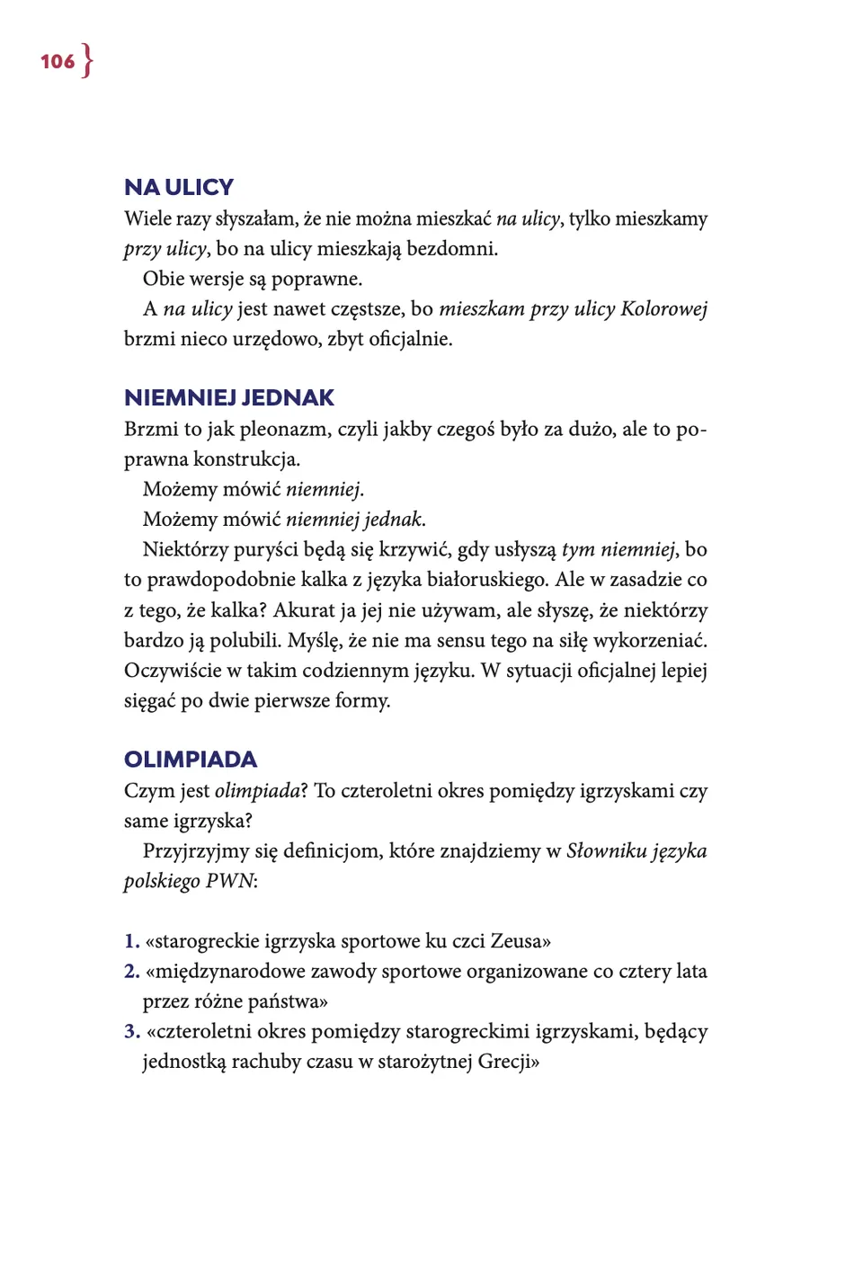 Prosty poradnik językowy